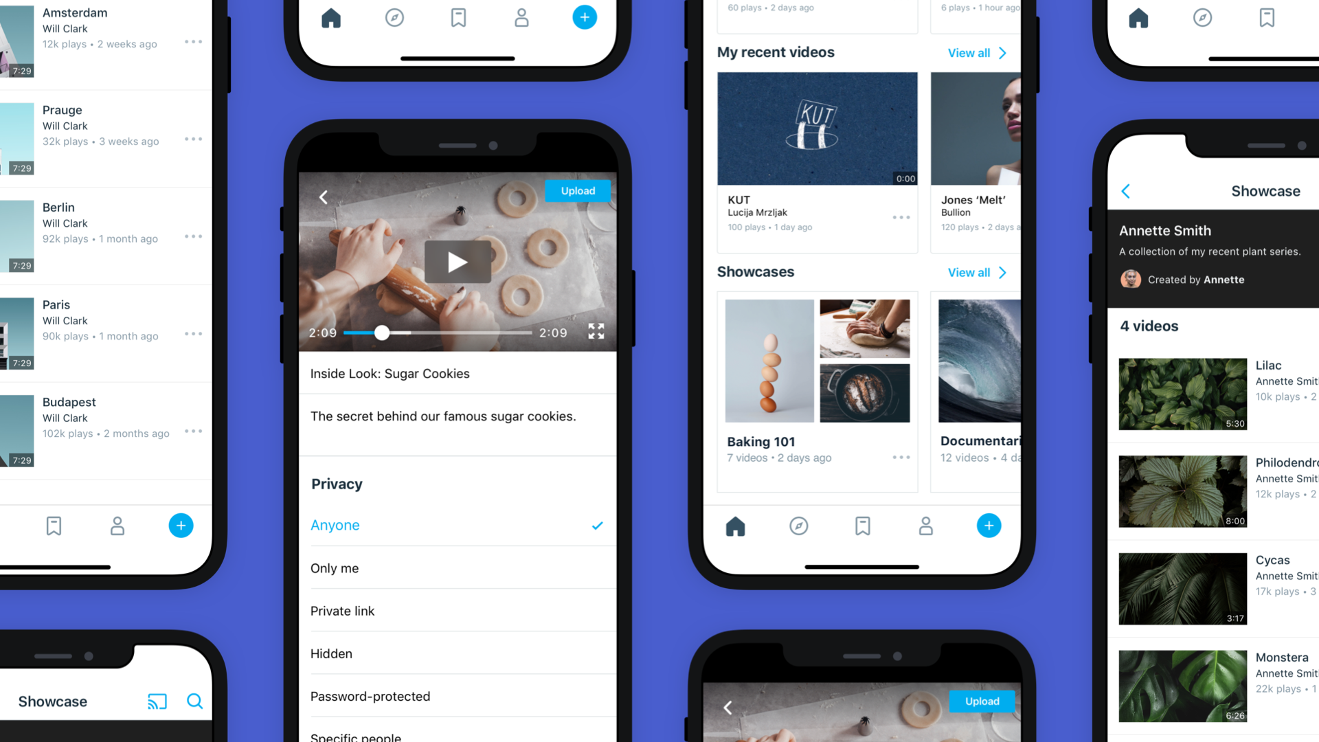 Get all the power of Vimeo with our always improving mobile app The Vimeo mobile app is an end-to-end tool that lets you record, adjust, tinker, trim, upload, host, and distribute your videos all from one place.